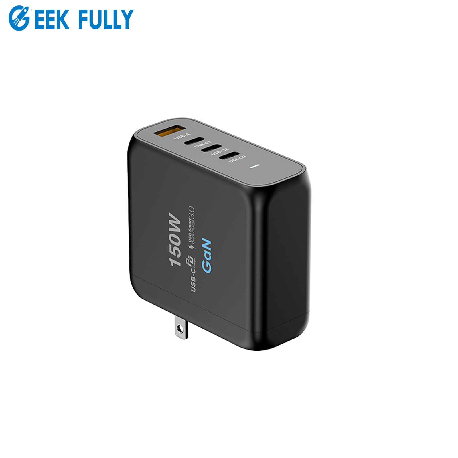 ThunderGo New Tech Gan PD 200W Super Fast Charger Type C Travel Adapter