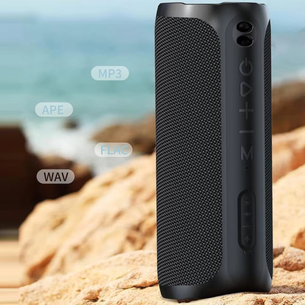 Outdoor Sports Waterproof Portable Subwoofer Bass Wireless Bluetoothes Boombox Speaker
