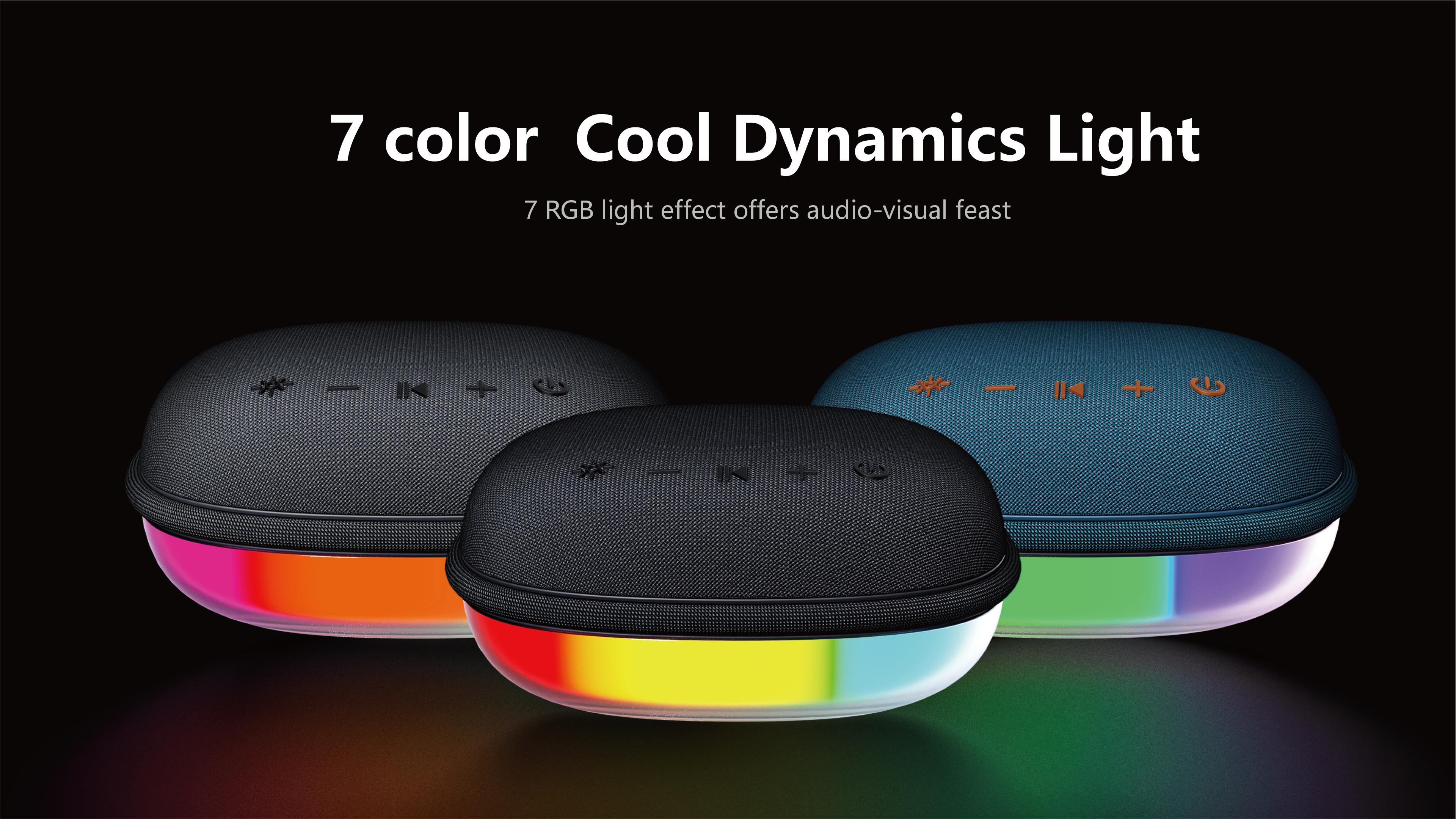 High-End Decorative Gold/Black Speaker RGB LED Lighting Multi-Room Sync Alexa Built-in CE/FCC/RoHS Certified OEM/ODM Available