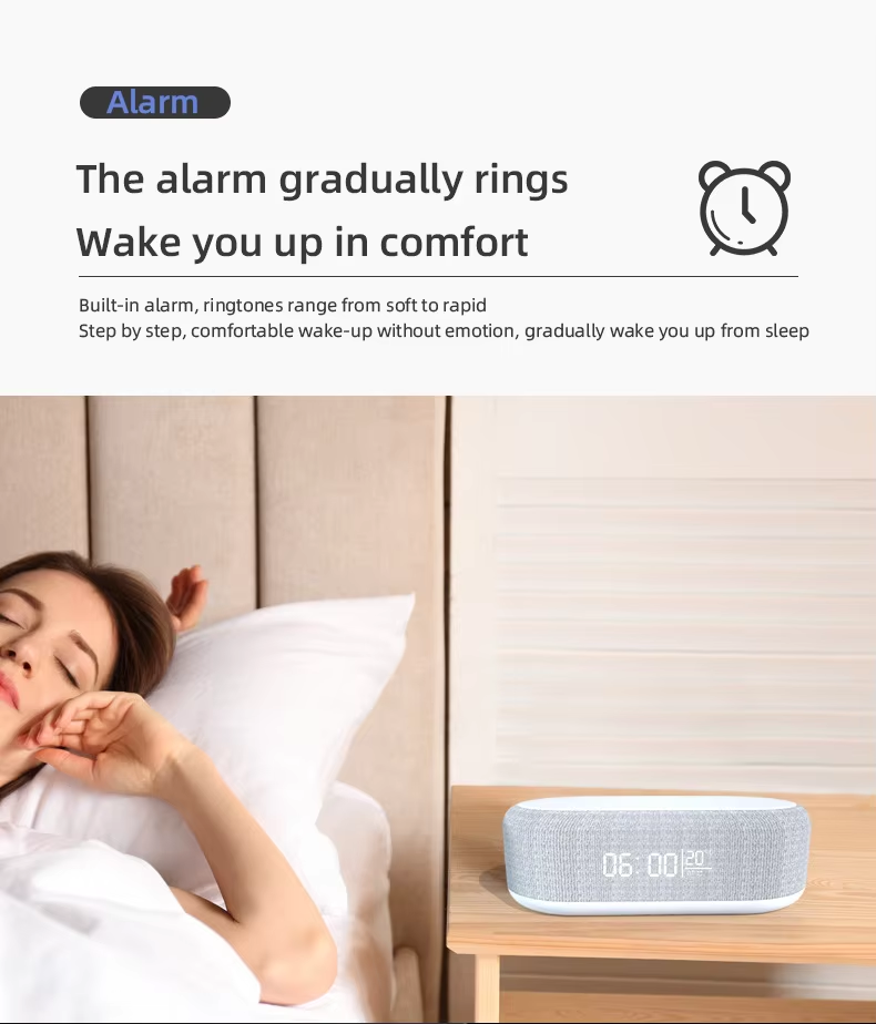 Trending Smart Atmosphere Light Speaker 15W Mobile Phone Wireless Charger Lamp Clock BT Bluetooths Speaker