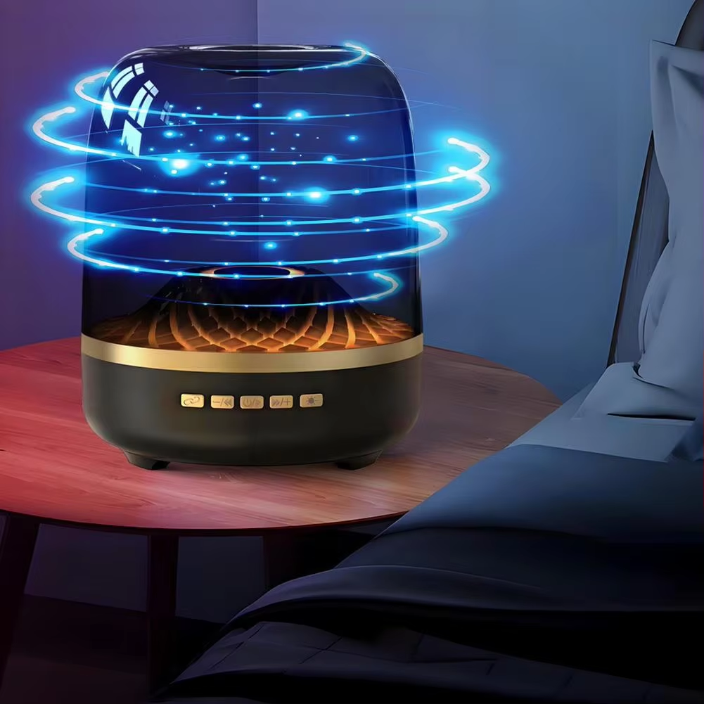 Supper BASS Wireless Bluetooth Speaker RGB Light Outdoor Sound Box Card-Inserting Voice Broadcast Mini Smart Speaker