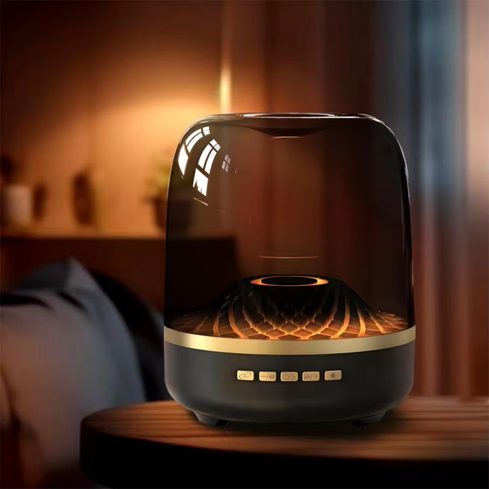 Supper BASS Wireless Bluetooth Speaker RGB Light Outdoor Sound Box Card-Inserting Voice Broadcast Mini Smart Speaker