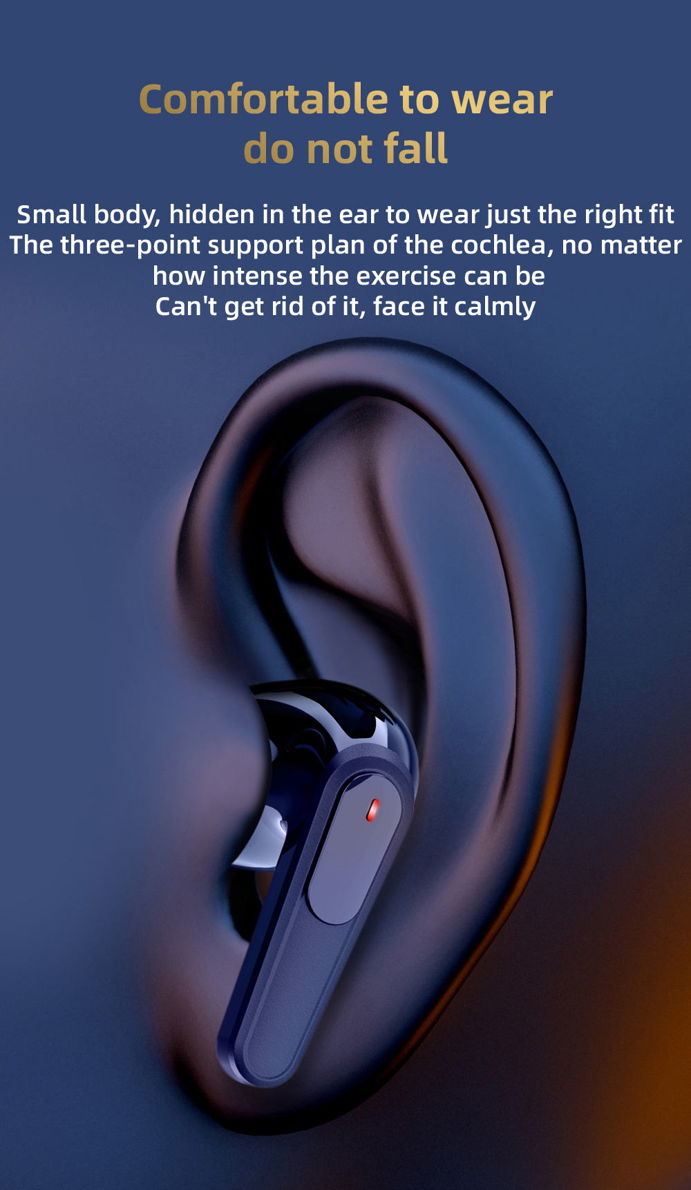 PRO60 Pro 6 Earbuds Wired Handsfree Wireless Buds 5.1V Earphones Wireless Gaming Headsets Headphones for Mobile