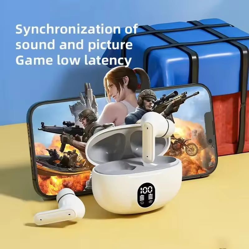 Gaming TWS Wireless Earphones 895B ANC ENC Noise Reduction Earbuds Dual Pairing TWS Earphones Unique Earphone Earbuds