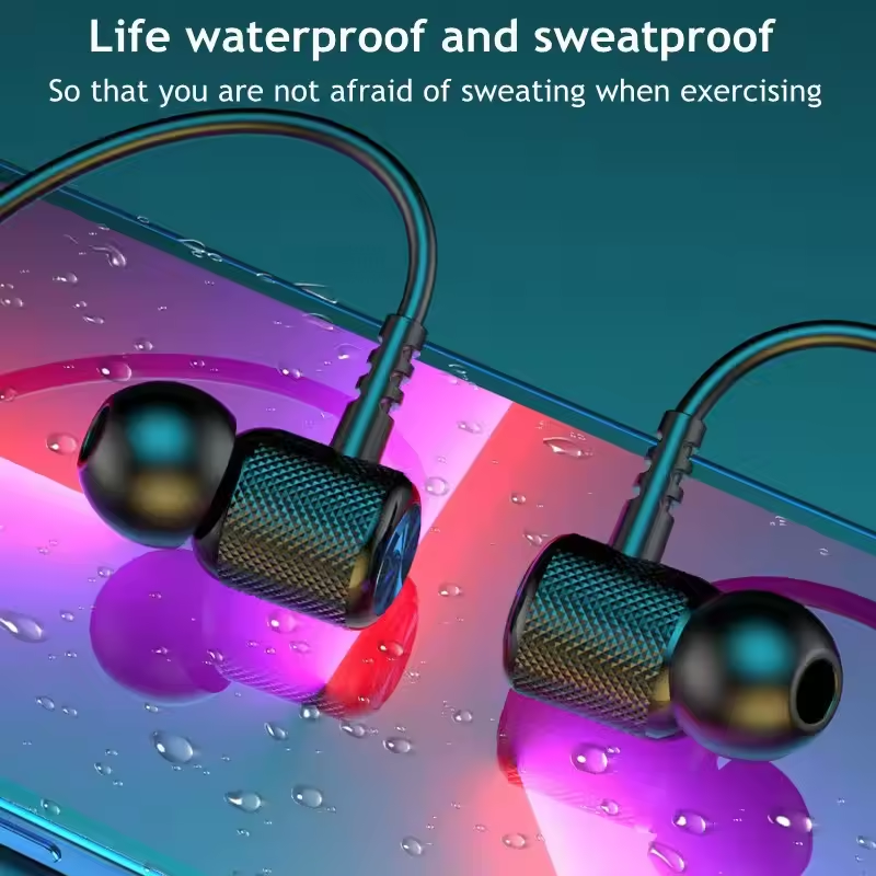 Audifo G01 Wireless Headphone Electronics Sport Earphone Neckband Magnetic Bass Headset Handsfree Earbuds with Mic Neckband